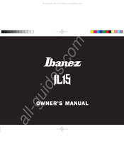 Ibanez IL15 El Manual Del Propietario