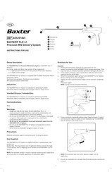 baxter EASYGRIP FLO-41 Manual De Instrucciones