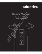 Mixcder ANC-G5 Manual Del Usuario