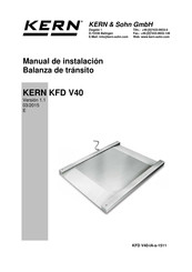 KERN KFD 1500V40M Manual De Instalación