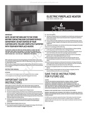 decorflame MM433L-60EBK Manual De Instrucciones