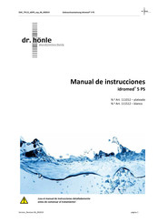 Dr. Honle 111512 Manual De Instrucciones