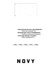 Novy 1776/2 Instrucciones De Uso Y De Instalacion