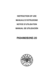 F.Bertazzoni P604IM2B2NE-20 Manual De Utilización