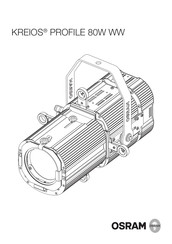 Osram KREIOS PROFILE 80W WW Manual Del Usuario