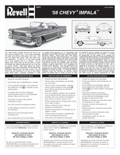 REVELL '58 CHEVY IMPALA 2 'N 1 Instrucciones De Montaje