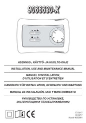 Onninen 9066630-X Manual De Instalación, Uso Y Mantenimiento