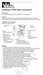 Ideal LinkMaster PRO Manual De Instrucciones