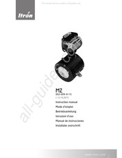 ITRON MZ Manual De Instrucciones