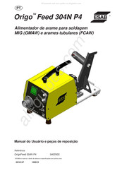 ESAB Origo Feed 304N P4 Manual Del Usuario