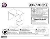 Ameriwood 9867303KP Instrucciones De Montaje