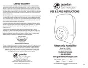 Guardian Technologies H1210AR Instrucciones De Uso Y Cuidado