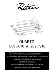 ROBLIN QUARTZ 910 Instrucciones De Instalación