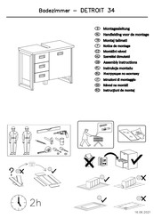 Home affaire DETROIT 34 Instrucciones De Montaje