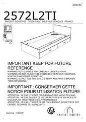 Parisot Industrie 2572L2TI Instrucciones De Montaje