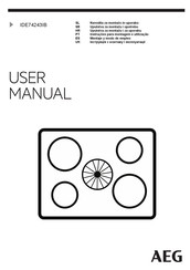 AEG IDE74243IB Manual Del Usuario