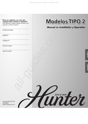 Hunter 23951 Manual De Instrucciones