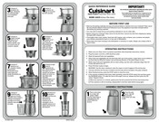 Cuisinart Juice Fusion CSJ-300 Serie Guía De Referencia Rápida