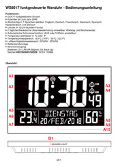 Technoline WS8017 Manual De Instrucciones