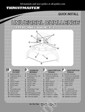 Thrustmaster Universal Challenge Guia Del Usuario