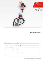 Bühler technologies Pressotronik PT77 Guía Rápida