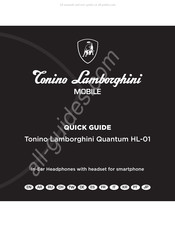 Tonino Lamborghini Quantum HL-O1 Guia Del Usuario