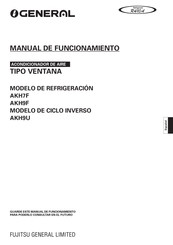 General VENTANA AKH9U Manual De Funcionamiento