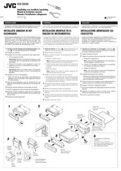 JVC KD-S550 Manual De Instalación/Conexion