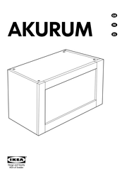 IKEA AKURUM Instrucciones De Montaje