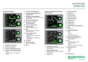 Migatronic SIGMA ONE Guía Rápida