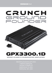 Crunch Ground Pounder Manual De Uso