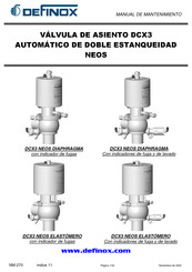 Definox DCX3 Manual De Mantenimiento