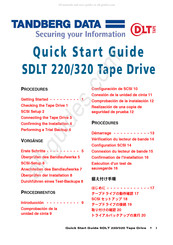 Tandberg Data SDLT 220 Guia De Inicio Rapido