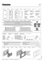 Bticino L4411C Guia De Inicio Rapido