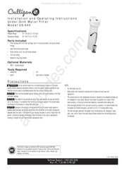 Culligan US-640 Manual De Instrucciones