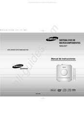 Samsung MM-DX7 Manual De Instrucciones