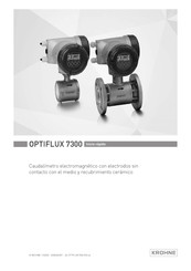 KROHNE OPTIFLUX 7300 Guia De Inicio Rapido