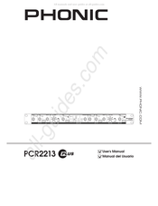 Phonic PCR2213 PLUS Manual Del Usuario