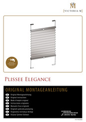 VICTORIA M Plissee Elegance Instrucciones Originales