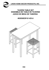 Linon 02850ESP-01-KD-U Manual De Instrucciones