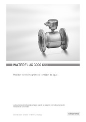 KROHNE WATERFLUX 3000 Manual