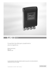 KROHNE IFC 100 Manual