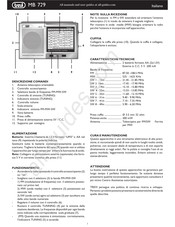 Trevi MB 729 Manual De Instrucciones