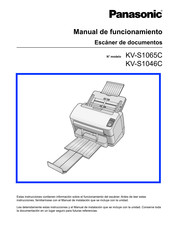 Panasonic KV-S1065C Manual De Funcionamiento