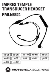 Motorola Solutions PMLN6624 Manual Del Usuario