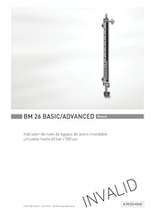 KROHNE BM 26 BASIC Manual Del Usuario