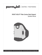 Permobil ROHO AGILITY Max Contour Back Support Manual Del Usuario