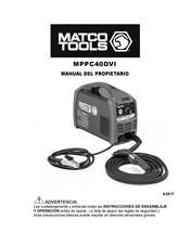 Matco Tools MPPC40DVI Manual Del Propietário