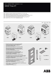 ABB SACE Tmax XT3 Manual Del Usuario