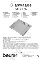 Beurer GS 320 Manual Del Usuario